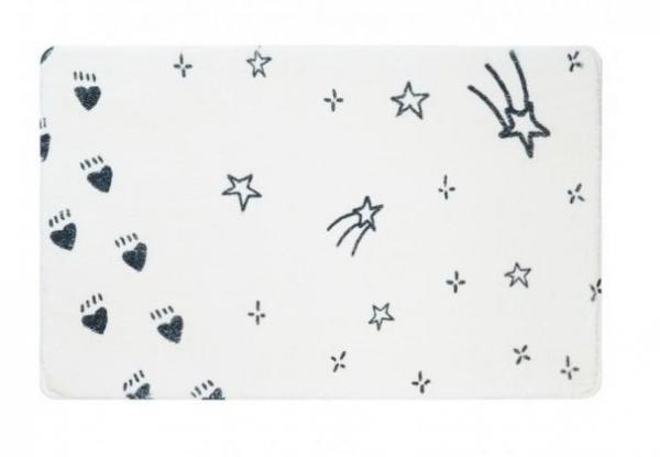 Коврик для ванной Fixsen Teddy Sky белый 50х80см (FX-6001S)